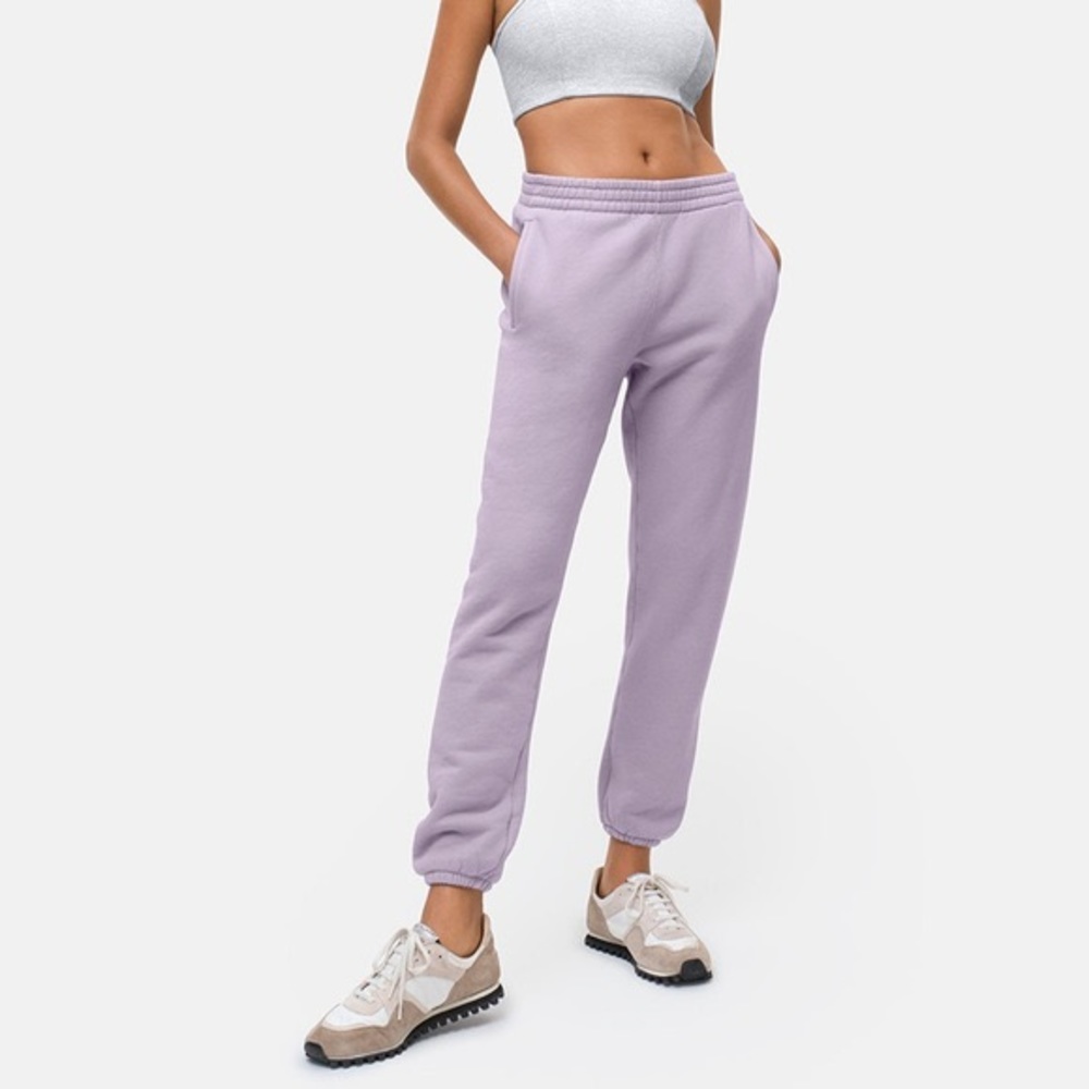 Outdoor Voices Cotton Lilac Purple Sweatpants